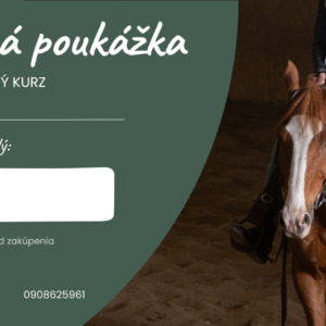 Permanentka jazdecký kurz 5 hodín