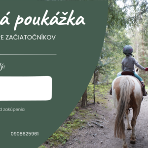 Vychádzka na koni pre začiatočníkov MALÝ OKRUH (35 minút)